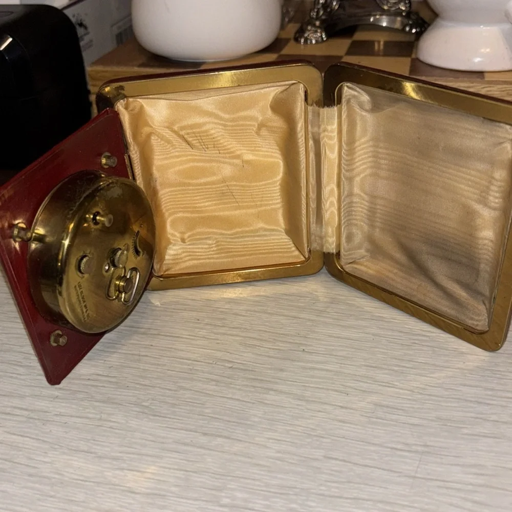 Vintage 1950s Travel Alarm Clock
